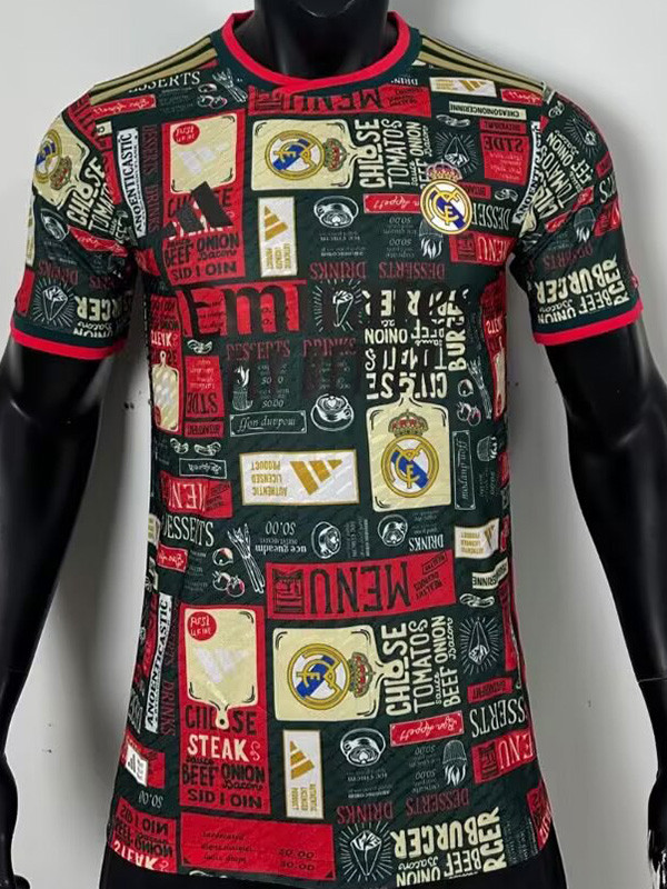 25-26 RMA Red Green Special Edition Player Version Training Shirts