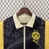 2024 Dortmund Black & Khaki Double Sided Windbreaker (双面风衣)