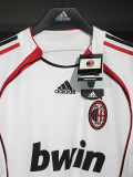 2006-2007 ACM Away Player Version 球员 Retro Soccer Jersey