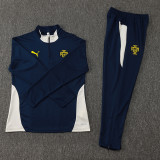 24-25 Portugal Royal blue Half Pull Tracksuit (半拉链)