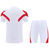 25-26 Bayern White Training Short Suit