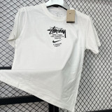 T206 NK White High Quality Casual T-Shirt