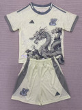 25-26 Japan Yellow Concept Edition Kids Soccer Jersey (龙)