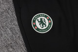 25-26 CHE Black Half Pull Tracksuit (半拉链)