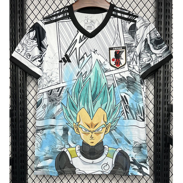 24-25 Japan White Special Edition Fans Training Shirts (蓝赛亚人)