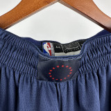 23-24 76ERS Royal Blue City Edition Top Quality NBA Pants
