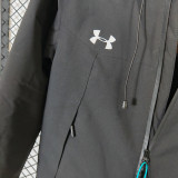2024 UA Cotton Thickened warm Black Outdoor Jackets #A803加棉冲锋衣