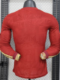 25-26 Mexico Gold Cup Red Long Sleeve Player Version Soccer Jersey (长袖球员)