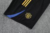 25-26 Man Utd Black Training Short Suit