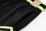 A2437 Jordan Green Black Casual Short Pants