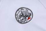 25-26 Ajax White Half Pull Tracksuit (半拉链)