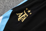 25-26 Argentina Black Training Short Suit