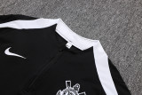25-26 Corinthians Black Half Pull Tracksuit (半拉链)