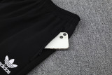 2025 AD Black Jacket Tracksuit #2308