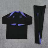 25-26 BAR Black Half Pull Tracksuit (半拉链)