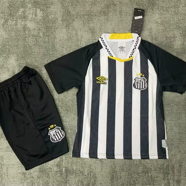 25-26 Santos FC Away Kids Soccer Jersey