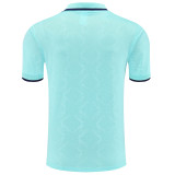 25-26 Man Utd Light blue Polo Short Sleeve