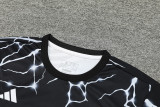 24-25 RMA Black white Training Short Suit #豹
