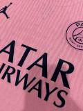 25-26 PSG Pink Special Edition Player Version Training shirts (带星)