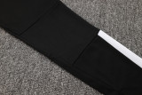 2025 JOM Black Half Pull Tracksuit (半拉链)