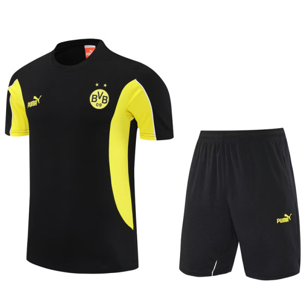25-26 Dortmund Black Training Short Suit