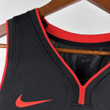 23-24 HEAT JAQUEZ JR. #11 Black City Edition Top Quality Hot Pressing NBA Jersey (V领）