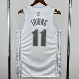 24-25 Dallas Mavericks IRVING #11 White City Edition Top Quality Hot Pressing NBA Jersey