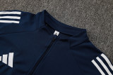 2025 AD Royal blue Half Pull Tracksuit #06(半拉链)