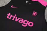 24-25 CHE Black Tank top and shorts suit