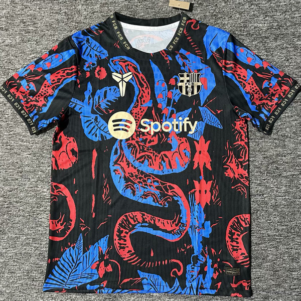 25-26 BAR Blue Red Special Edition Fans Training Shirts