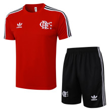 25-26 Flamengo Red Training Short Suit #D2519