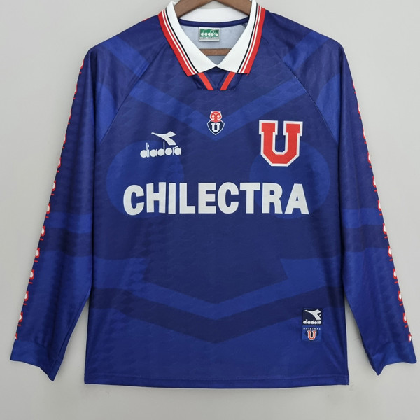 1996 Universidad De Chile Home Long Sleeve Retro Soccer Jersey (长袖)