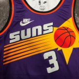 22-23 SUNS PAUL #3 Purple Top Quality Hot Pressing NBA Jersey (Retro Logo)