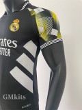25-26 RMA Black Special Edition Player Version Training Shirts 黄袖边
