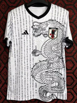 24-25 Japan White Special Edition Fans Soccer Jersey (日文与龙)