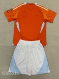 25-26 Houston Dynamo Home Kids Soccer Jersey (带章)