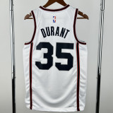 24-25 ROCKETS DURANT #35 White City Edition Top Quality Hot Pressing NBA Jersey