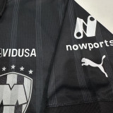 24-25 Monterrey Third Black Fans Soccer Jersey (黑色)