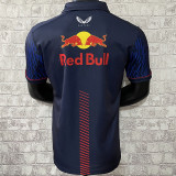 2023 F1 Red Bull #1 Royal Blue Polo Red Racing Suit(有领1号)