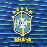 24-25 Brazil Away Kids Soccer Jersey
