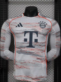 25-26 Bayern Away Long Sleeve Player Version Soccer Jersey (长袖球员)
