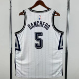 24-25 Magic BANCHERO #5 White City Edition Top Quality Hot Pressing NBA Jersey