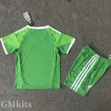 25-26 Mexico Gold Cup Green Goalkeeper Kids Soccer Jersey