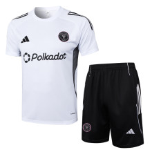 25-26 Inter Miami White Training Short Suit #D2545