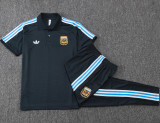 25-26 Argentina Dark gray Polo Tracksuit #C2525