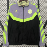 2024 Bayern Purple & Green Double Sided Windbreaker (双面风衣)