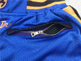 KNICKS Blue City Edition Top Quality NBA Pocket Pants #尼克斯队