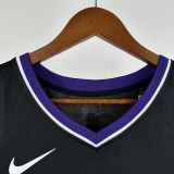 23-24 Kings LAVINE #8 Black Top Quality Hot Pressing NBA Jersey