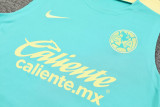 24-25 Club America Light green Tank top and shorts suit