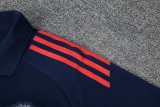 25-26  Man Utd Royal blue Polo Tracksuit